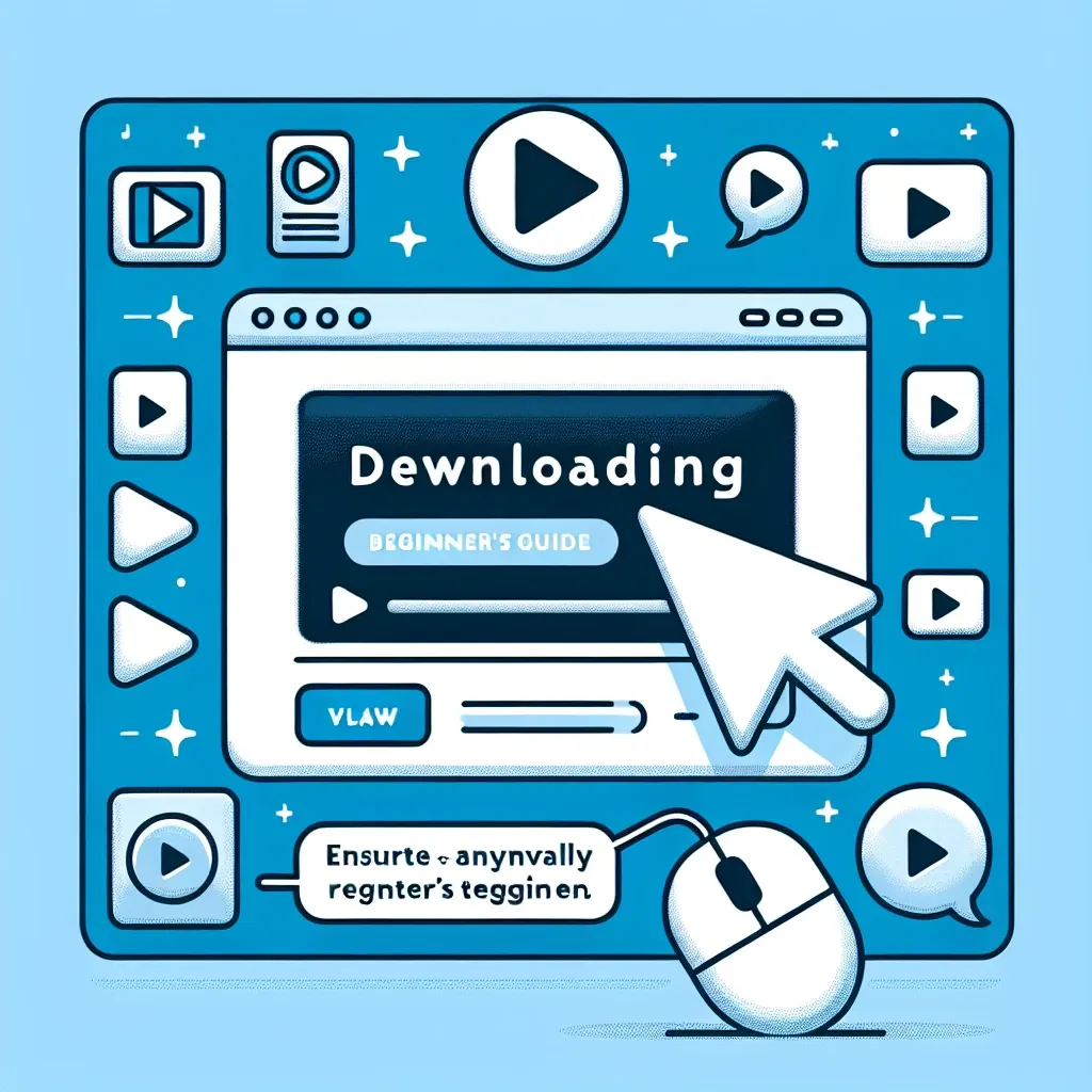 "Ilustrasi langkah-langkah mudah untuk mendownload video YouTube, panduan lengkap untuk pemula dengan cara yang praktis dan cepat."
